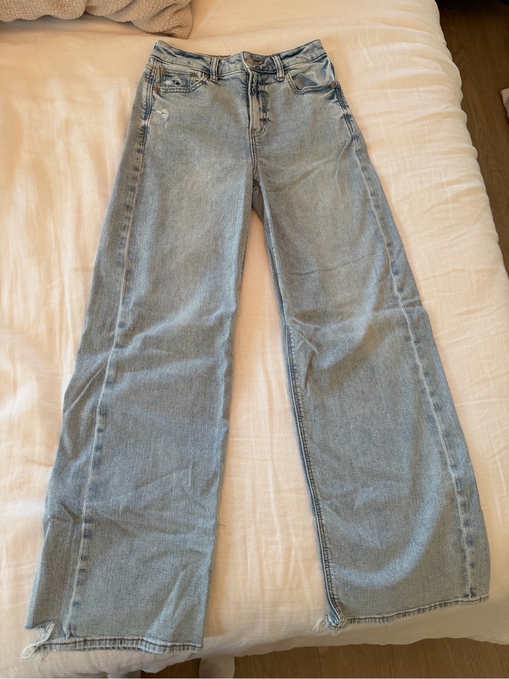 American Eagle Outfitters Super High-Rise Baggy Wide Leg Jeans